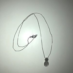 sterling silver pineapple necklace!